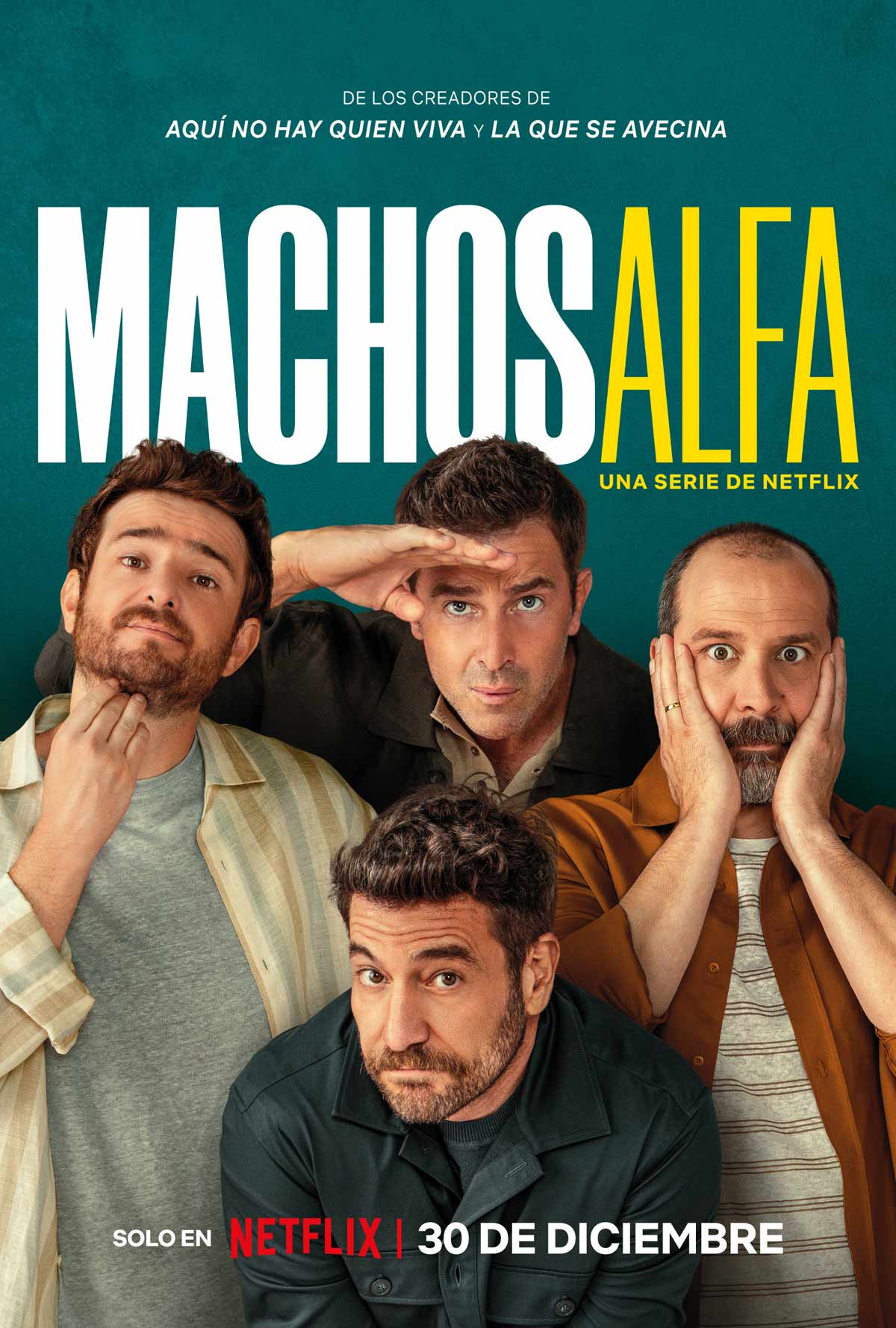Cartel Oficial de Machos Alfa de la temporada 1